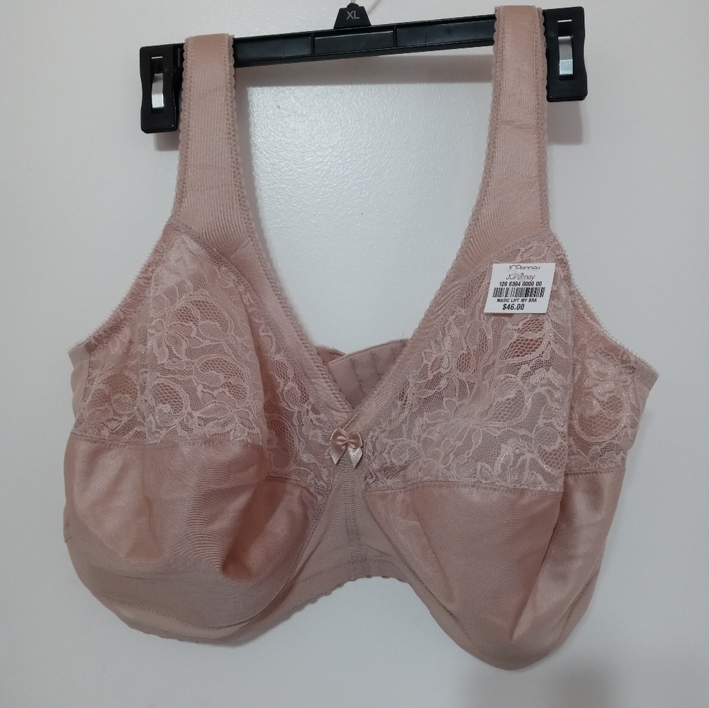 Glamorise Magic Lift Floral Mesh Plus Size Bra JcPenney